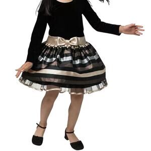 Bonnie Jean
Toddler Girls Velvet Jacquard Striped Dress